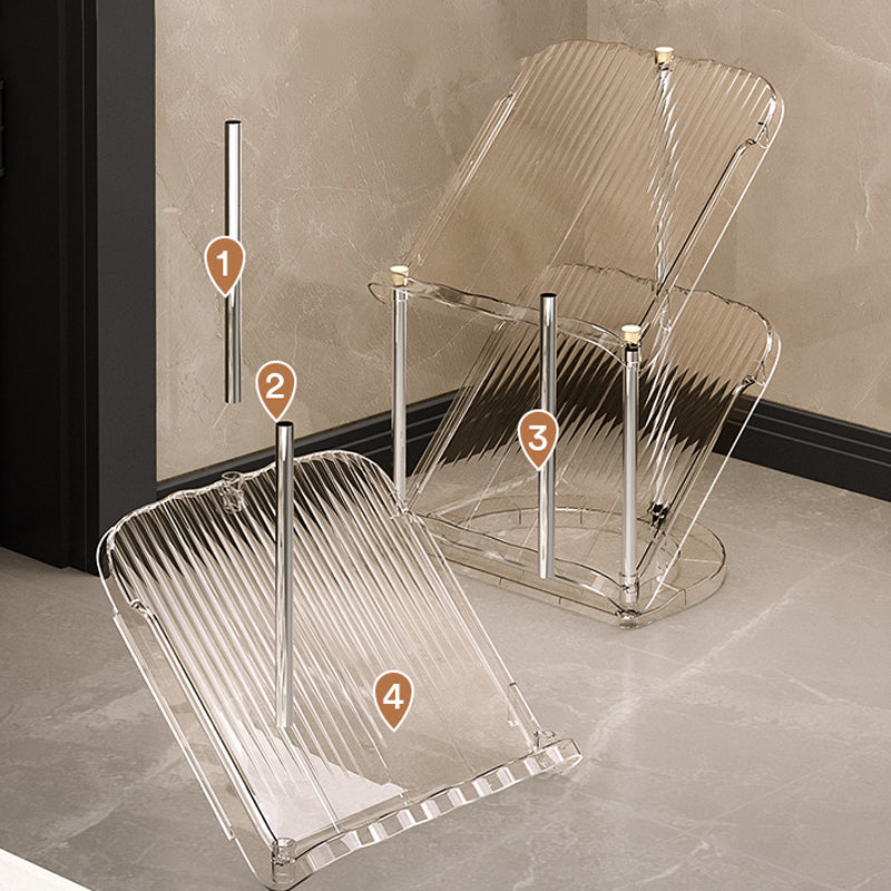 Luxury Transparent Sturdy Multi-layer Shoe Rack for Home Use
