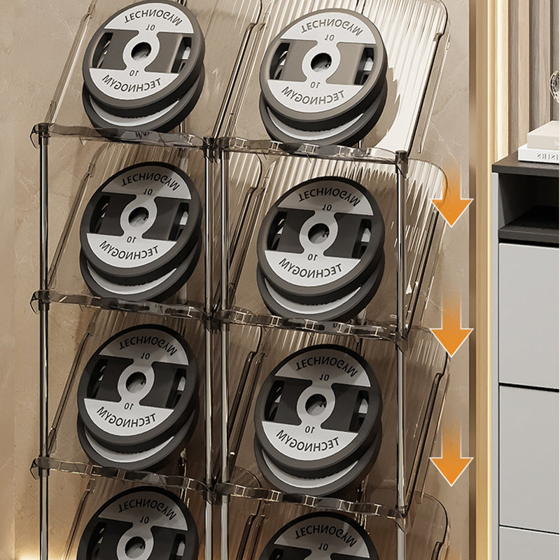 Luxury Transparent Sturdy Multi-layer Shoe Rack for Home Use