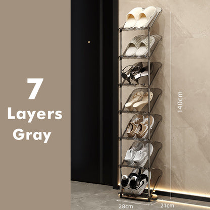Luxury Transparent Sturdy Multi-layer Shoe Rack for Home Use