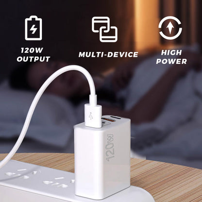 Skanto | 120W Fast Charger with 5 Ports⚡