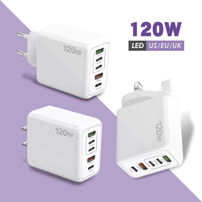 Skanto | 120W Fast Charger with 5 Ports⚡