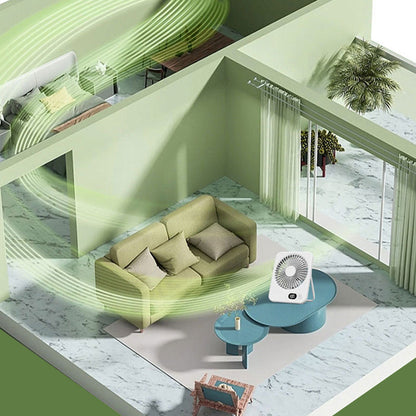 Rechargeable compact desktop fan | Karnz