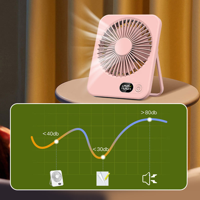 Rechargeable compact desktop fan | Karnz