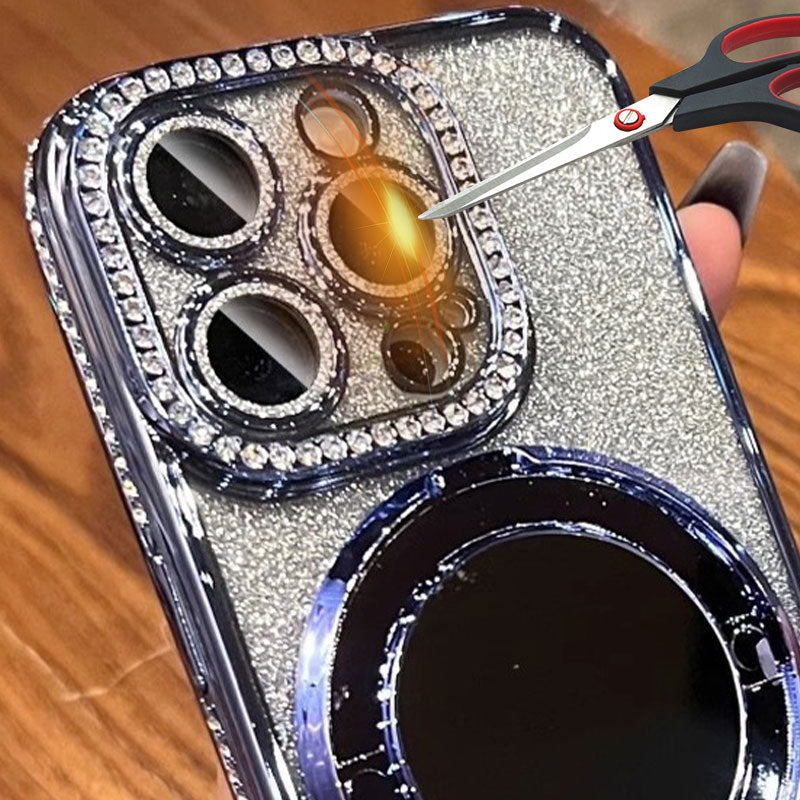 Skanto | Mirror Phone Case with Magnetic Stand Glitter