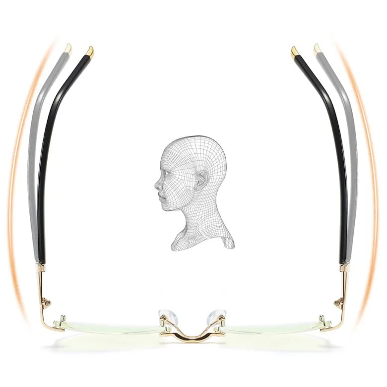 Brehn | High Hardness Anti-Blue Progressive Far and Near Range Dual-Use Reading Glasses