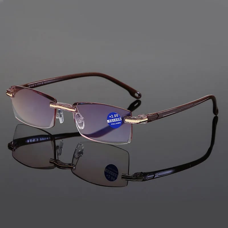 Karnz | High Hardness Anti-Blue Progressive Far and Near Range Dual-Use Reading Glasses