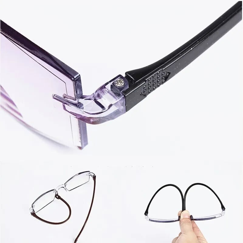 Karnz | High Hardness Anti-Blue Progressive Far and Near Range Dual-Use Reading Glasses