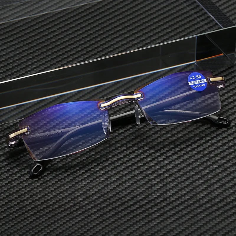 Brehn | High Hardness Anti-Blue Progressive Far and Near Range Dual-Use Reading Glasses