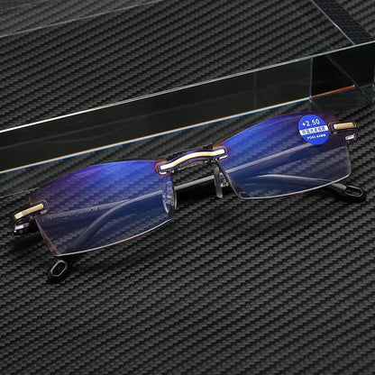 Karnz | High Hardness Anti-Blue Progressive Far and Near Range Dual-Use Reading Glasses
