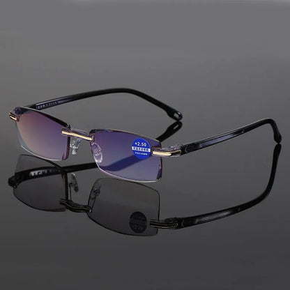Karnz | High Hardness Anti-Blue Progressive Far and Near Range Dual-Use Reading Glasses