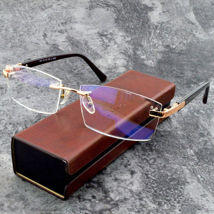 BowLift | Viselio Intelligent Reading Glasses with Progressive Lenses | Ultralight & Blue Light Filter | For Near & Distant Vision | Titanium Frame TR90