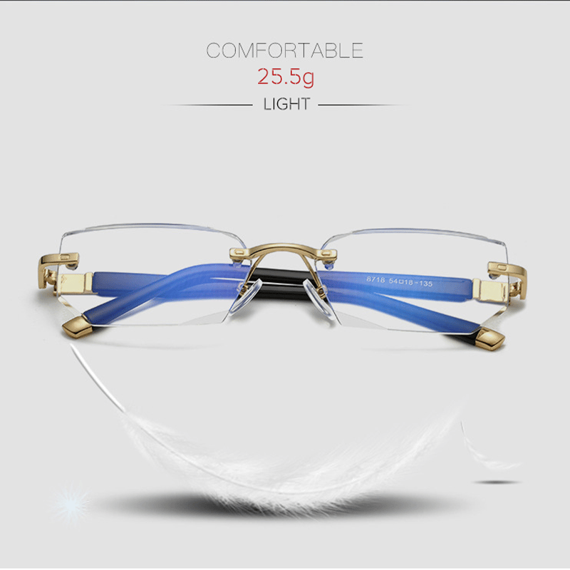 BowLift | Viselio Intelligent Reading Glasses with Progressive Lenses | Ultralight & Blue Light Filter | For Near & Distant Vision | Titanium Frame TR90
