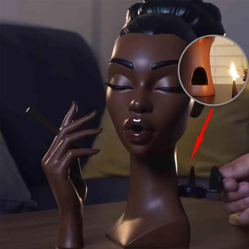 Skanto | Unique Head-Shaped Incense Burner
