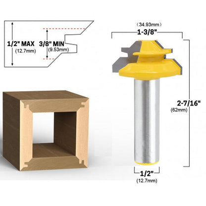 BowLift | WoodCarver | 45° Miter Bit for Perfect Wood Joints