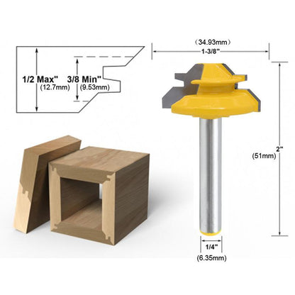 Skanto | WoodCarver | 45° Fugebit for Perfekte Treledd
