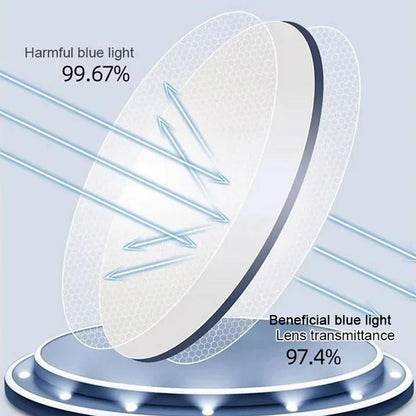 Magnetic neck-hanging anti-loss reading glasses