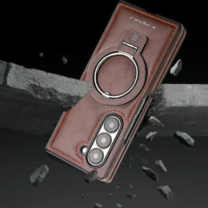 Skanto | Premium PU Leather Magnetic Case with Stand for Samsung Fold 3/4/5/6