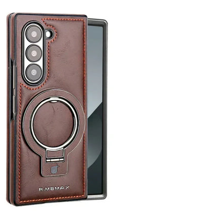 Skanto | Premium PU Leather Magnetic Case with Stand for Samsung Fold 3/4/5/6