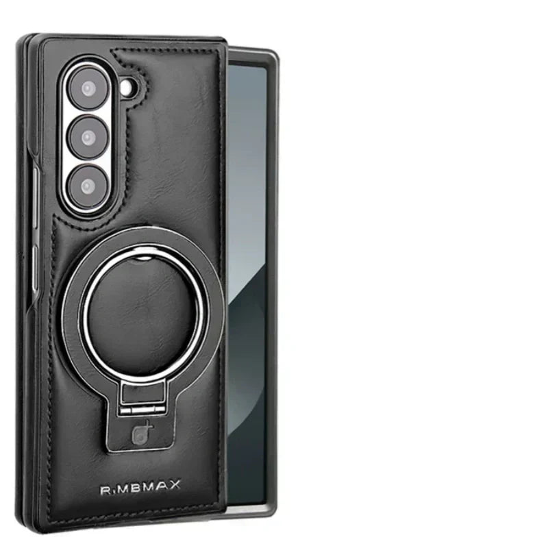 Skanto | Premium PU Leather Magnetic Case with Stand for Samsung Fold 3/4/5/6