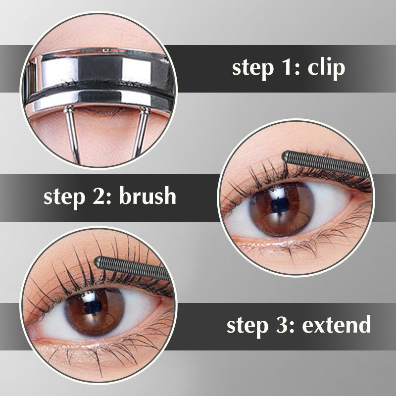 Skanto | 3D Curling Metal Curlers Mascara - Waterproof & Long-Lasting