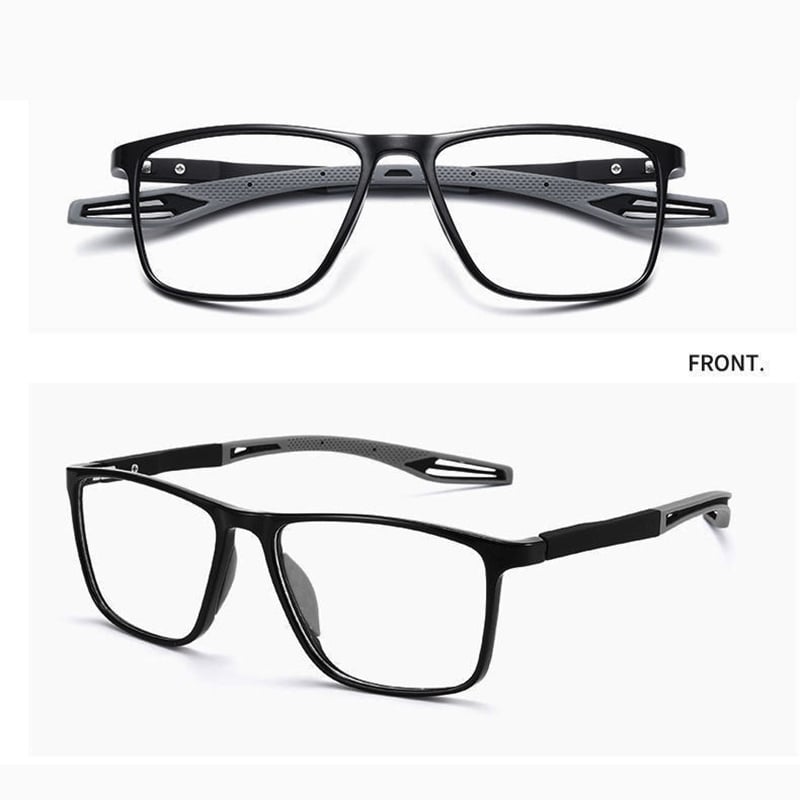 Men's sports glasses with ultralight lenses for blue light blocking and presbyopia
