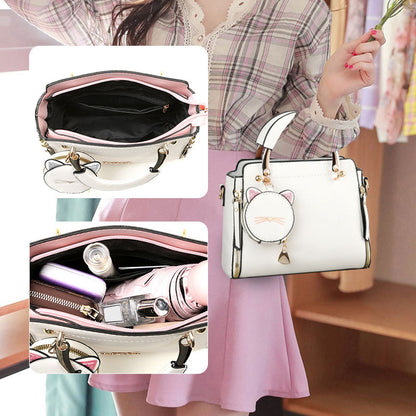 Skanto Skanto | Versatile Women's Bag with Cute Kitten Organizer