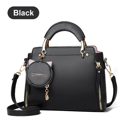 Skanto Skanto | Versatile Women's Bag with Cute Kitten Organizer
