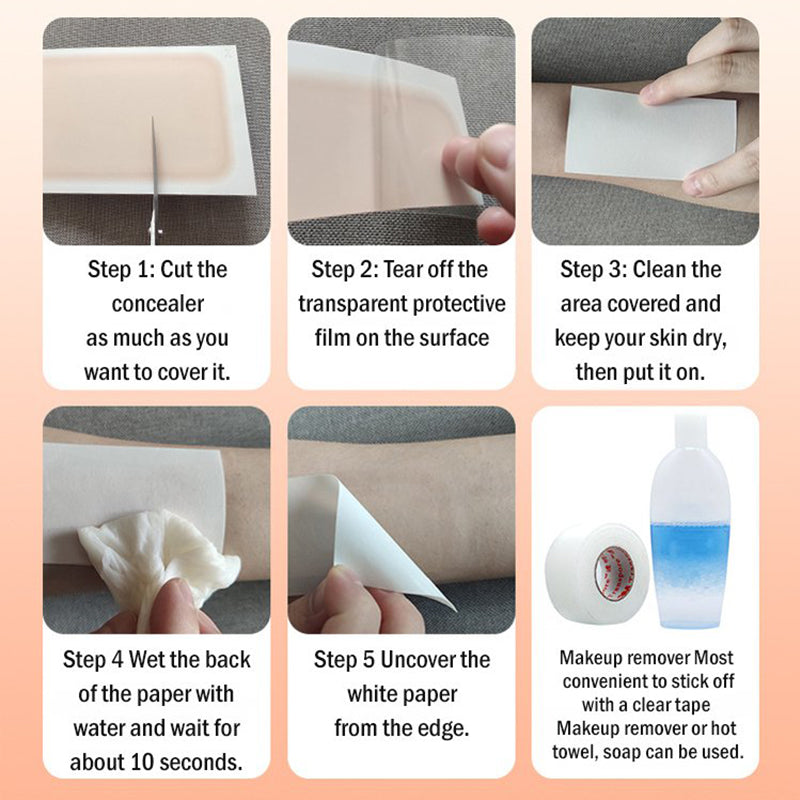 New Products Ultra-Thin Tattoo and Scar Concealer Patch