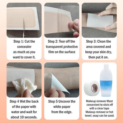 New Products Ultra-Thin Tattoo and Scar Concealer Patch