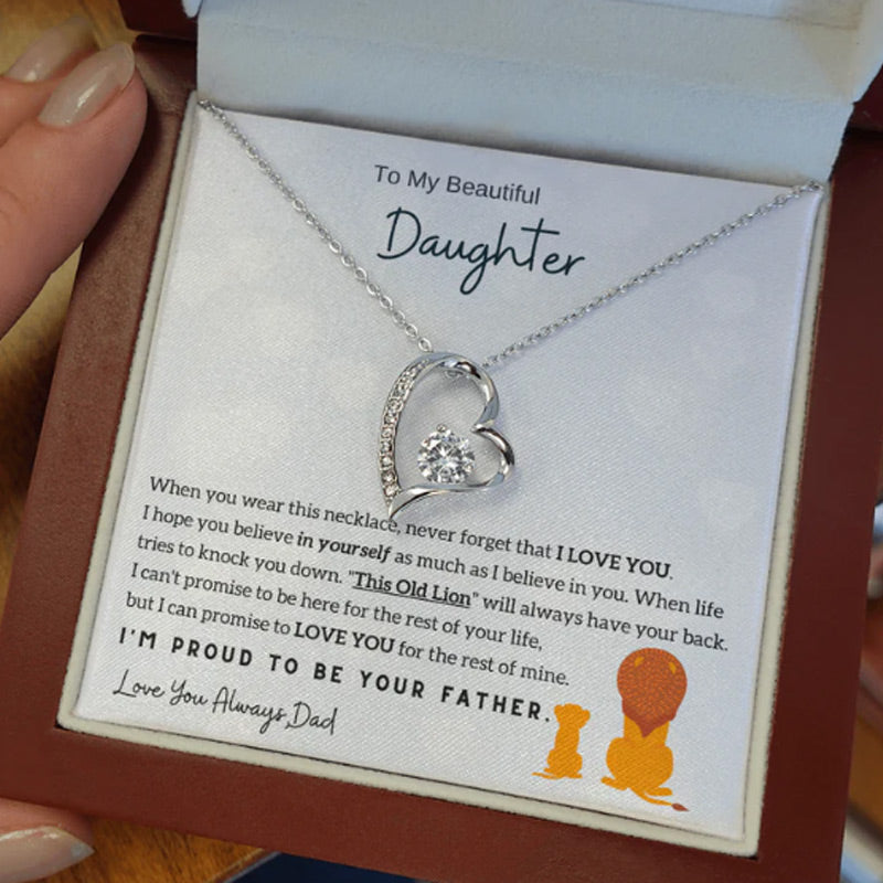 BowLift | To my daughter Necklace from dad