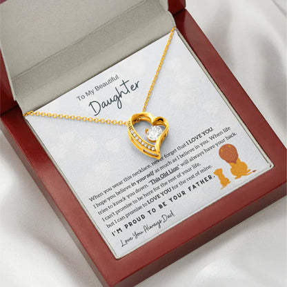BowLift | To my daughter Necklace from dad
