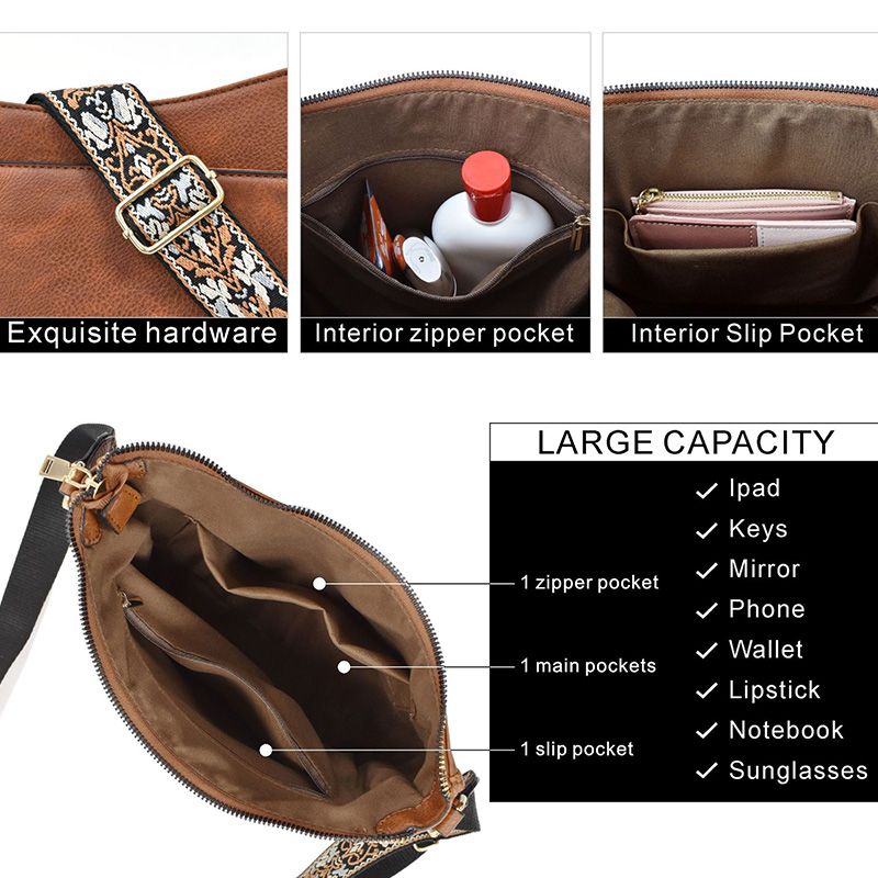 Skanto | Versatile Leather Crossbody Bag for Women