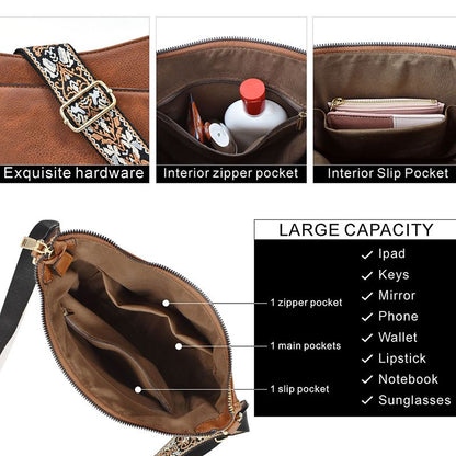 Skanto | Versatile Leather Crossbody Bag for Women
