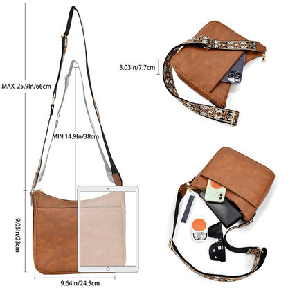 Skanto | Versatile Leather Crossbody Bag for Women