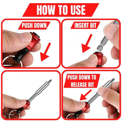 Skanto Skanto | 1/4" Hex Screwdriver Bit Holder Keychain