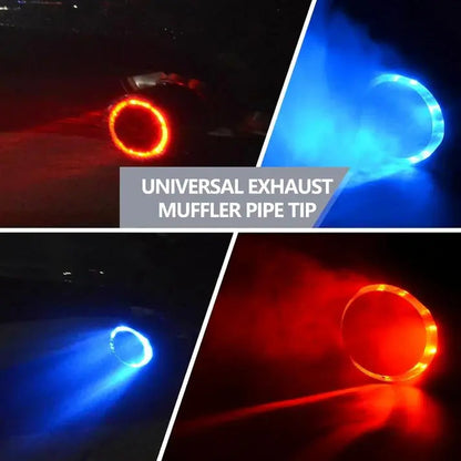 BowLift | LED exhaust pipe tip – carbon fiber with heat resistant flame effect