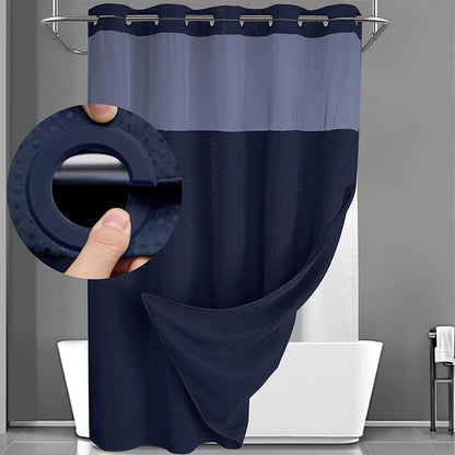 Norvo | Waffle Pattern Shower Curtain