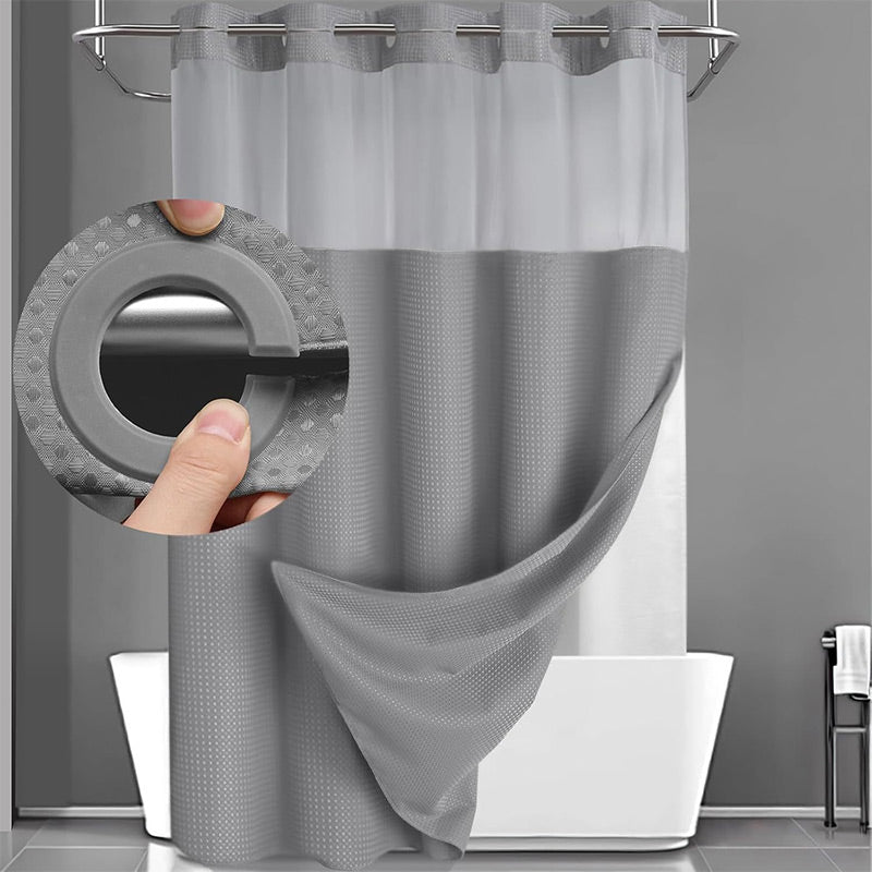 Norvo | Waffle Pattern Shower Curtain
