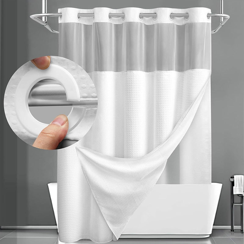 Norvo | Waffle Pattern Shower Curtain