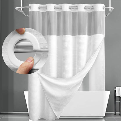 Norvo | Waffle Pattern Shower Curtain