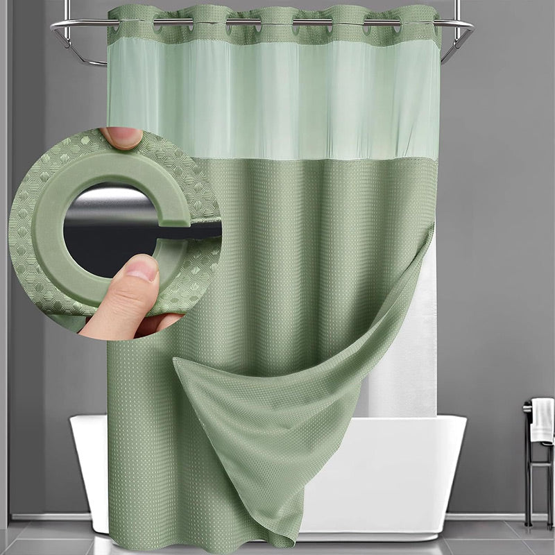 Norvo | Waffle Pattern Shower Curtain