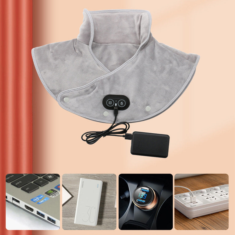 Skanto | Electric Neck and Shoulder Heating Pad with Vibration