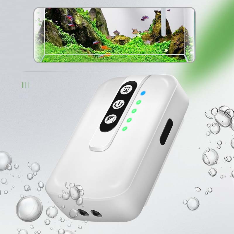 Skanto | Portable Rechargeable Aquarium Oxygen Pump, Outdoor