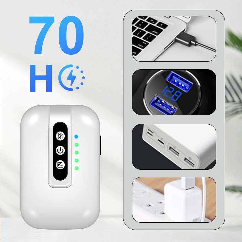 Skanto | Portable Rechargeable Aquarium Oxygen Pump, Outdoor