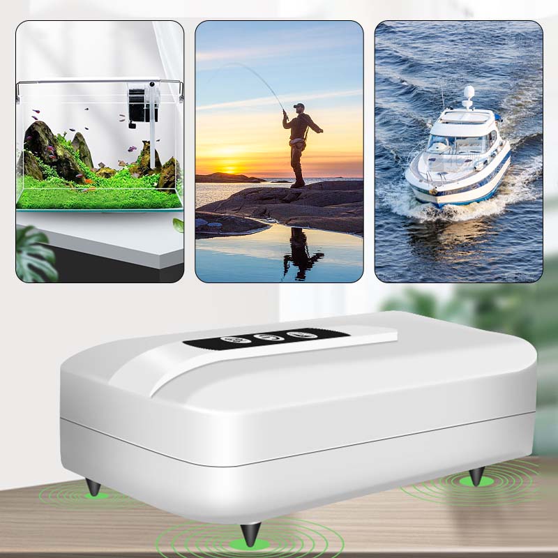 Skanto | Portable Rechargeable Aquarium Oxygen Pump, Outdoor