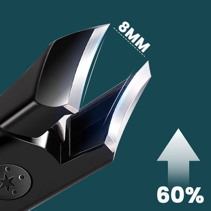 BowLift | Powerful Angled Nail Clippers with Wide Mouth and Anti-Splash