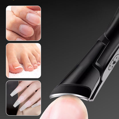BowLift | Powerful Angled Nail Clippers with Wide Mouth and Anti-Splash