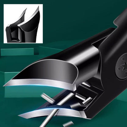 BowLift | Powerful Angled Nail Clippers with Wide Mouth and Anti-Splash