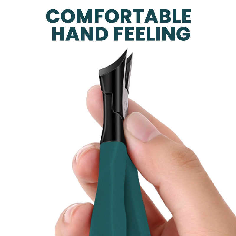 BowLift | Powerful Angled Nail Clippers with Wide Mouth and Anti-Splash