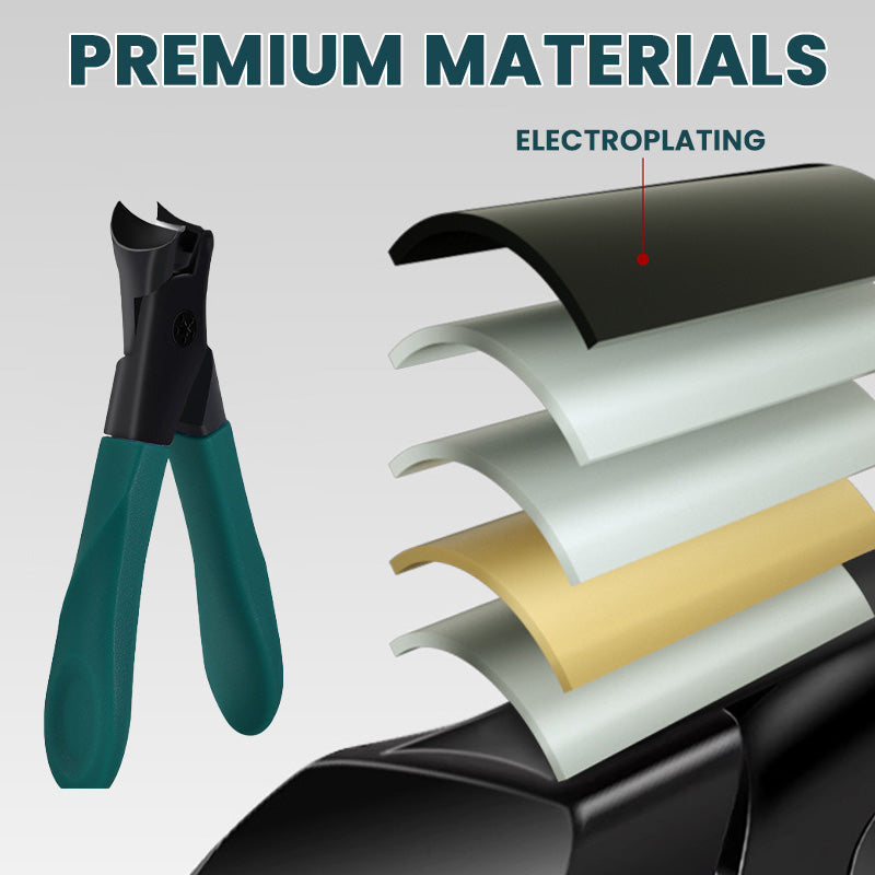 BowLift | Powerful Angled Nail Clippers with Wide Mouth and Anti-Splash